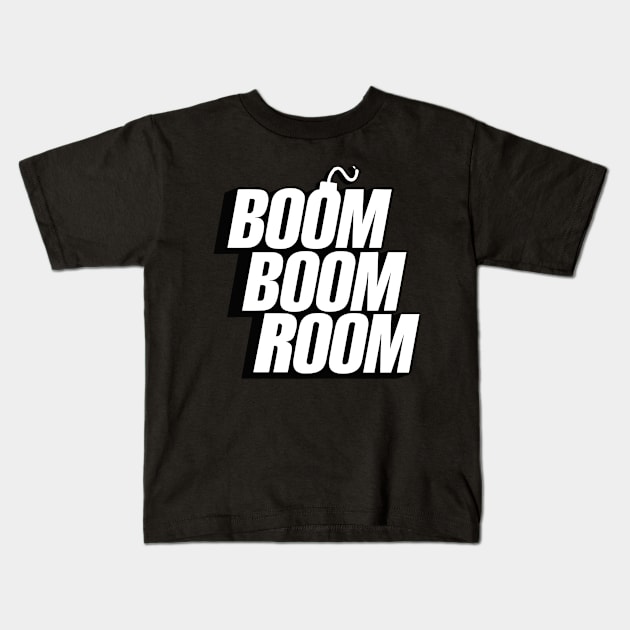 Boom Boom Room Records Kids T-Shirt by SupaDopeAudio